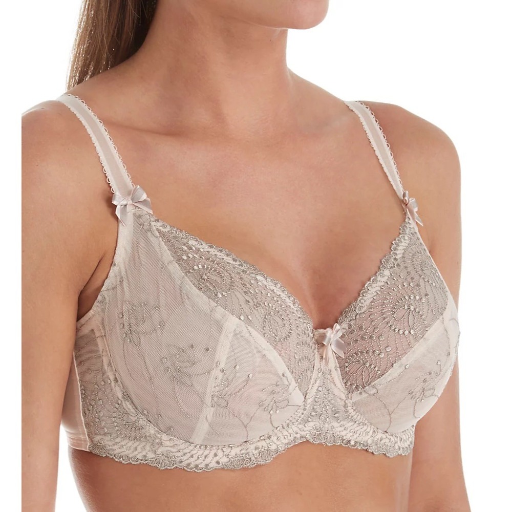Fit Fully Yours Nicole Sheer Lace Bra Cloud Pink 38G